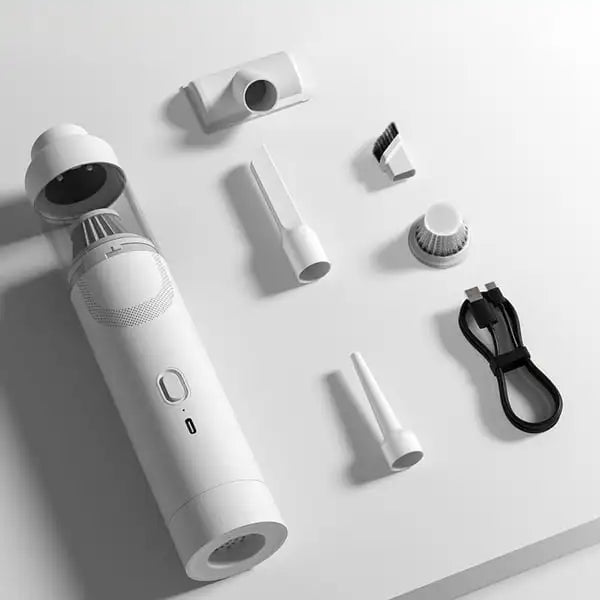 Fanttik Slim V8 Mate/V8 Apex Portable Cordless Car Vacuum 12000Pa/30Aw Robustclean Mini Vacuum with Flexible Hose and Pet Brush