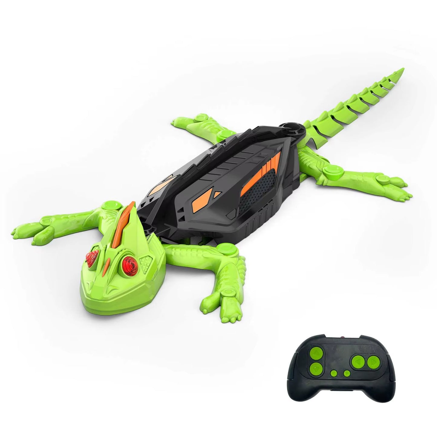 RC Wall Crawler Gecko Rechargeable Remote Control Cockroach Robot Kids Toys Climbs up Walls for Prank Toys Games Halloween Gift