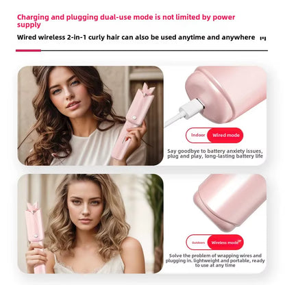 Automatic Large Curling Iron 32Mm Negative Ion Hair Styling Tool with Hair Protecting Spray for Salon Professional Use