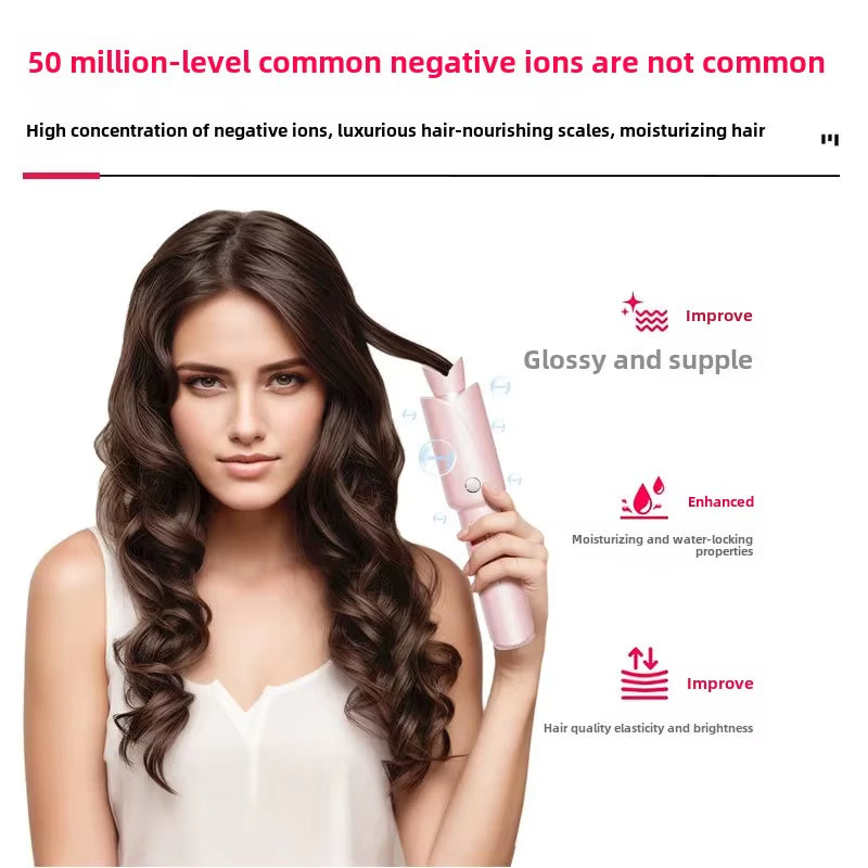 Automatic Large Curling Iron 32Mm Negative Ion Hair Styling Tool with Hair Protecting Spray for Salon Professional Use