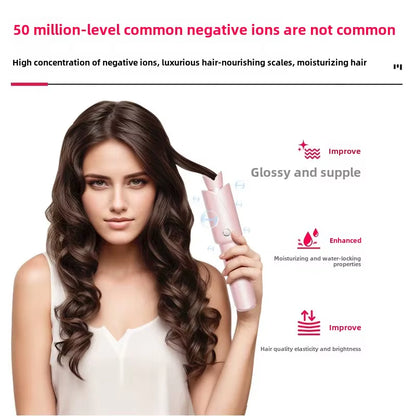 Automatic Large Curling Iron 32Mm Negative Ion Hair Styling Tool with Hair Protecting Spray for Salon Professional Use