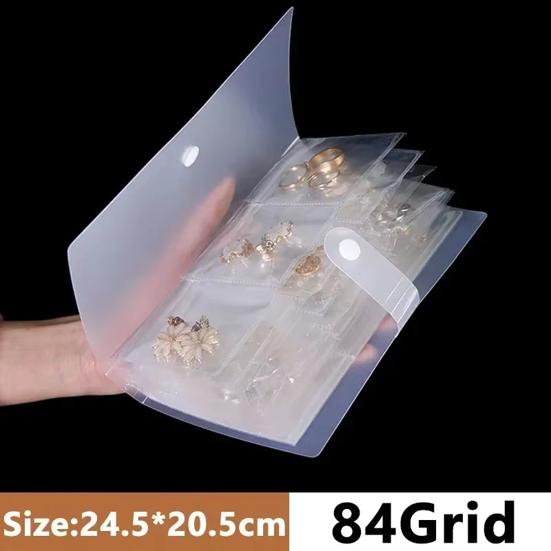 Anti-Oxidation Jewelry Storage Bag Desktop Drawer Organizer Transparent Necklace Bracelet Ring Holder Jewelry Organizer Boxes