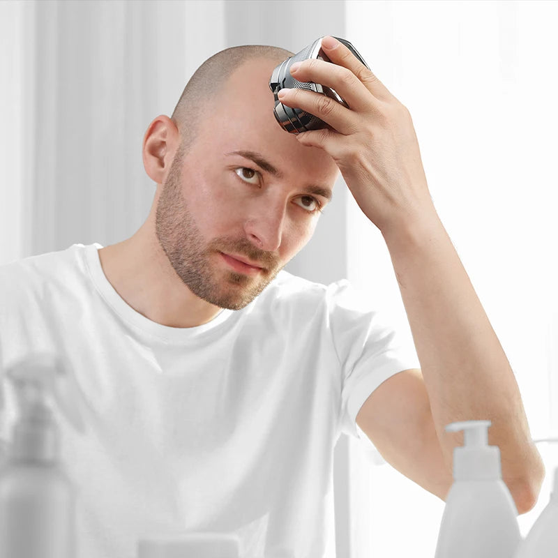 Electric Head Shavers for Bald Men 6D Magnetic Razor Hair Trimmer USB Rechargeable LED Display Waterproof Beard Shavers