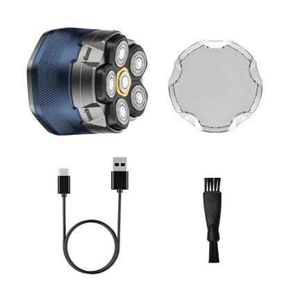 Electric Head Shavers for Bald Men 6D Magnetic Razor Hair Trimmer USB Rechargeable LED Display Waterproof Beard Shavers