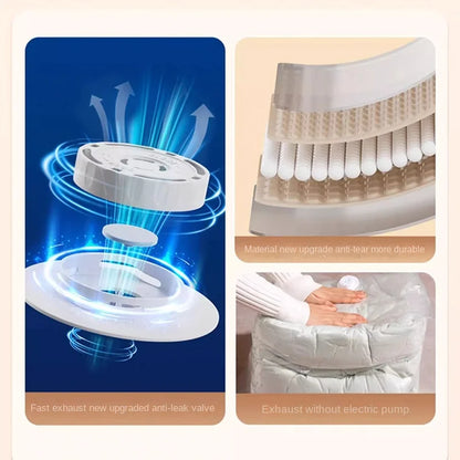 Vacuum Compression Bag Thickened Non-Pumping Pressing Stereo Storage Bag Clothes Quilt Quilt down Jacket Storage Bag #4161